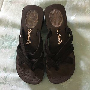 Skechers Black Sandals Size 7